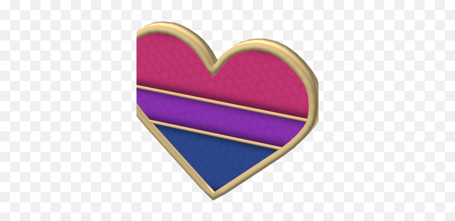 Pride Heart Bisexual Roblox Wiki Fandom - Girly Emoji,Pansexual Flag Emoticon