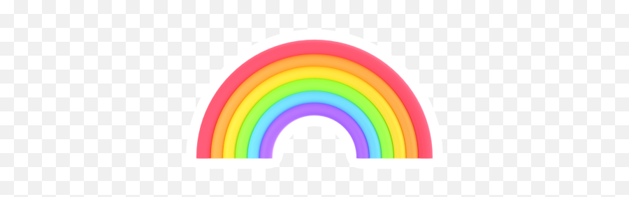 Rainbow - Rainbow Gif Emoji,Gay Emojis Vector