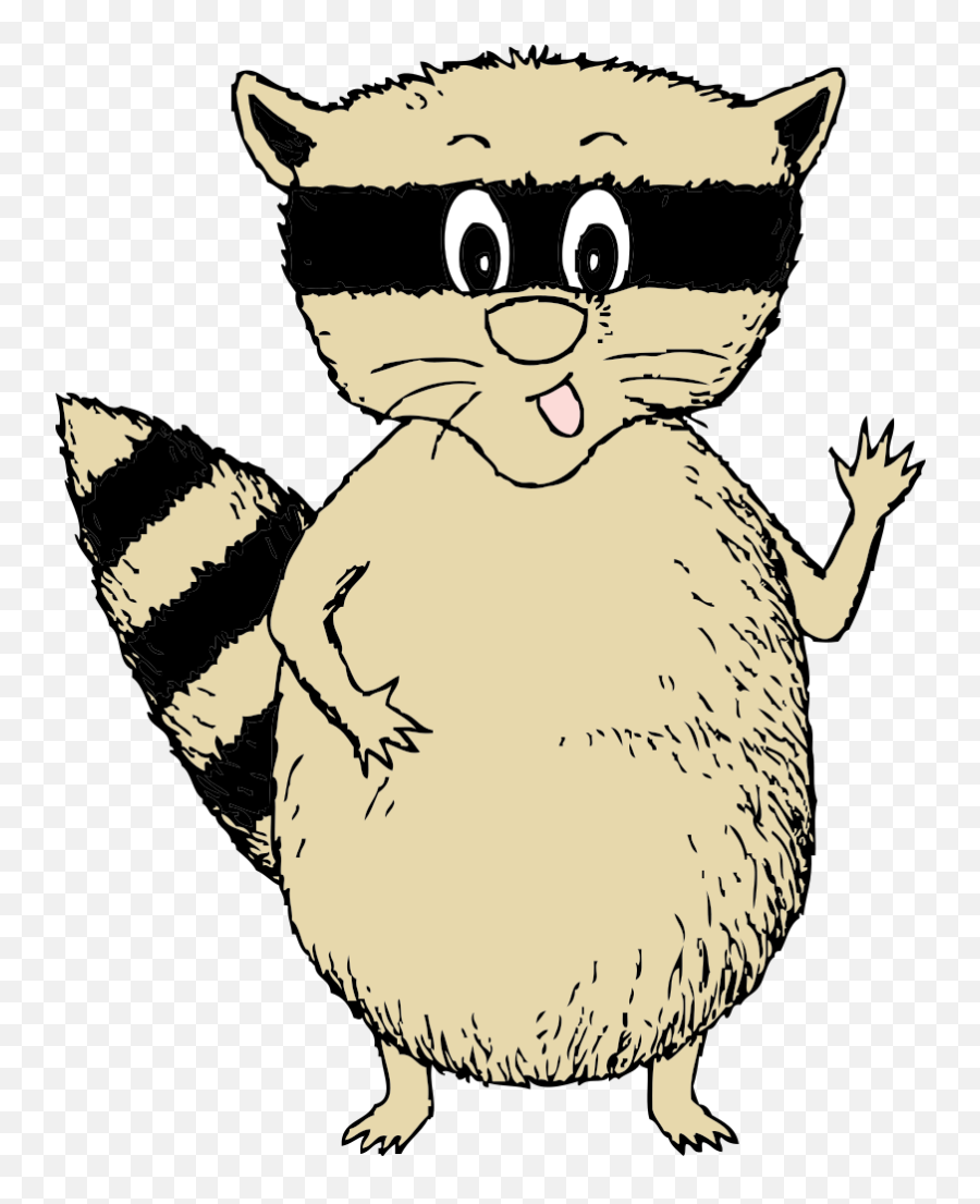 Racoon Pictures Clip Art Black And - Raccoons And Ripe Corn Worksheet Emoji,Raccoon Emoji Icon