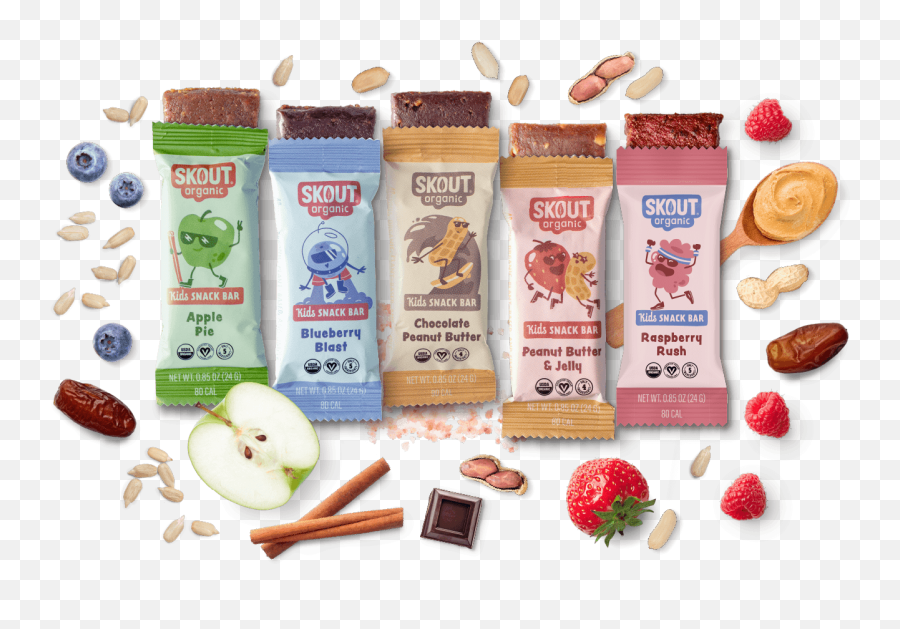 Skout Organic Kids Bar Variety Pack - Skout Kids Granola Bar Emoji,Yummy Pie Emoticons