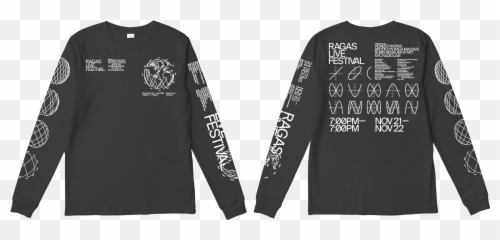 Ragas Live Festival - Long Sleeve Emoji,Emotion Of Raga Asavari