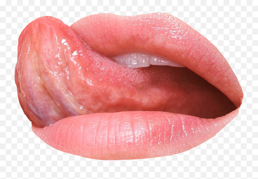 Lips Lick Mouth Teeth Sticker - Mouth Licking Emoji,Lick Lips Emoji