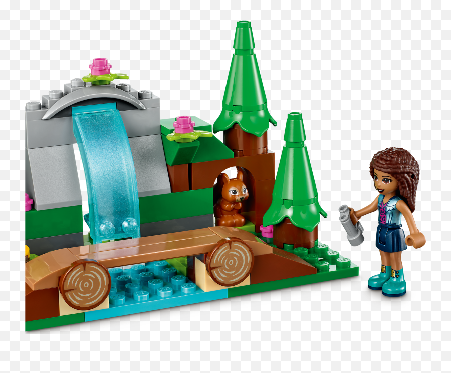 Forest Waterfall 41677 - Lego Friends Sets Legocom For Kids Emoji,Emoji Slang Star Christmas Tree Fortune Teller Ball