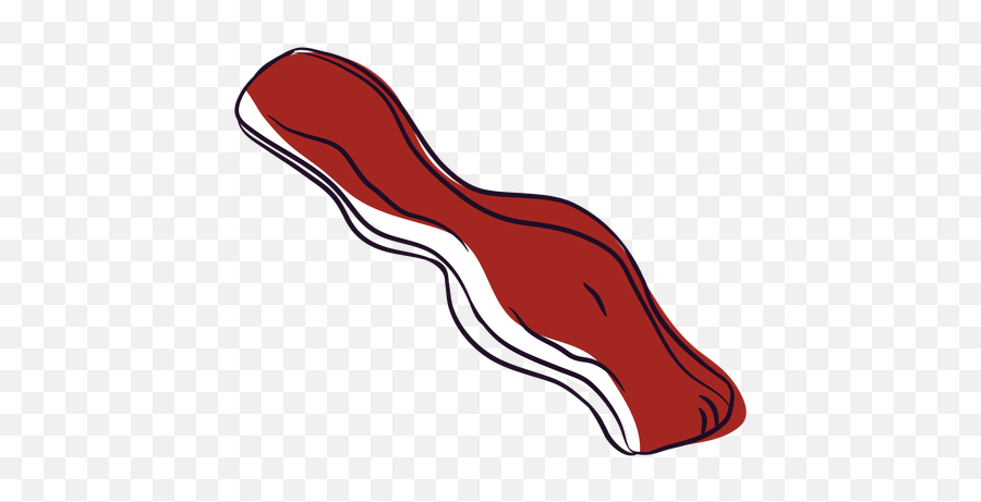 Red Bacon Icon Hand Drawn Flat Transparent Png U0026 Svg Vector Emoji,Apple Meat Emoji