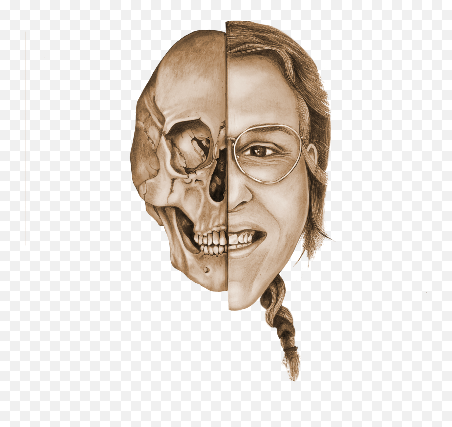 Custom - Made Medical Scientific And Fine Art Illustrations Emoji,Face And Emotion Skull