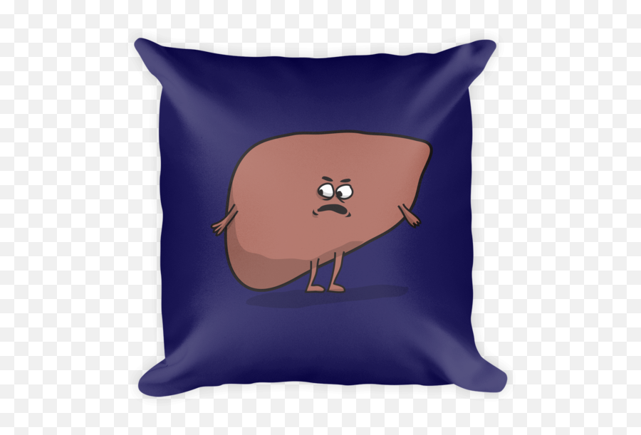 Why Is My Liver Waking Me Up - The Bodhi Clinic Throw Pillow Emoji,Liver Meridian Emotions