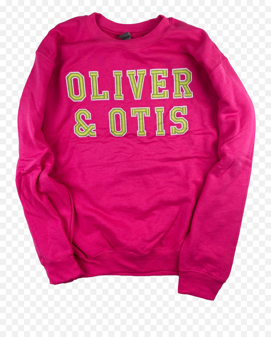 Shop U2014 Oliveru0026otis Emoji,Face Emoticon Embroidered Long Sleeve Sweatshirts