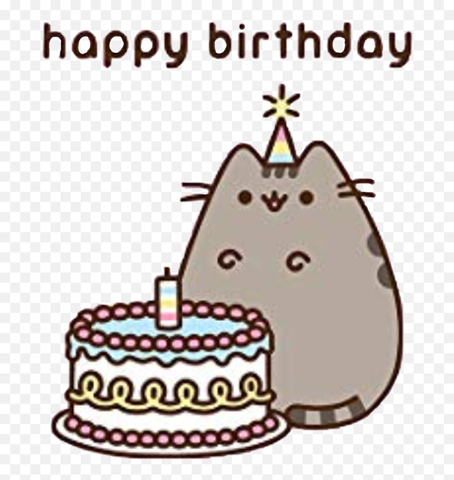 Happybirthday Pusheen Sticker By Pusheen Cat Forever Emoji,Birtrhday Cake Emoji