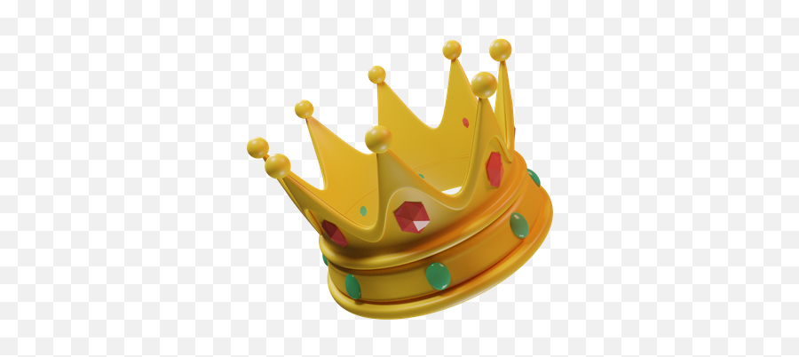 Premium Crown 3d Illustration Download In Png Obj Or Blend Emoji,Chrown Emoji