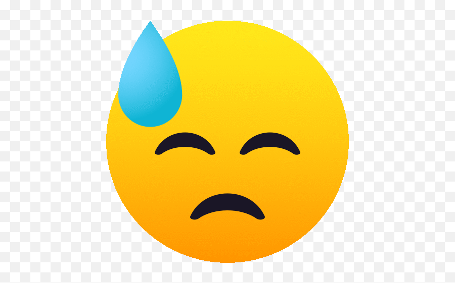 Downcast Face With Sweat People Gif - Downcastfacewithsweat People Joypixels Discover U0026 Share Gifs Happy Emoji,Disappointment Emoji