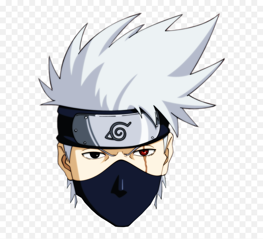 Naruto Head Png Transparent Png Png Collections At Dlfpt - Hatake Kakashi Emoji,Naruto Emoticon