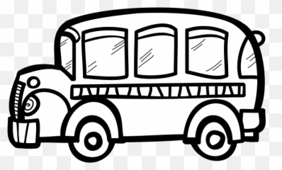 School Bus Bus Clipart Black And White - Bus Clipart Black And White Emoji,Short Bus Emoji
