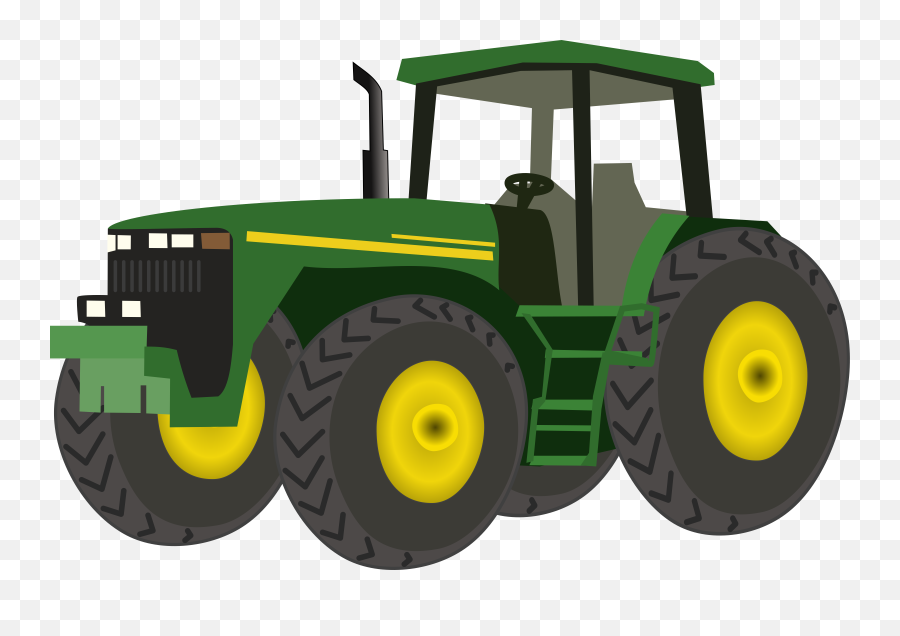 Tractor Clipart - Clipart John Deere Tractor Png Emoji,John Deere Emoji