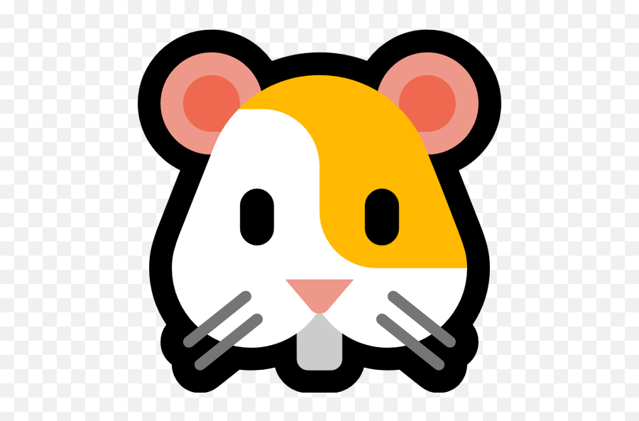 Emoji Image Resource Download - Microsoft Hamster Emoji,Hamster Emoji