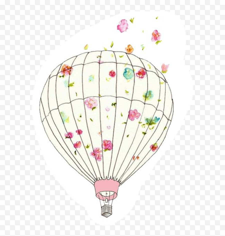 Hot Air Balloon Sticker Challenge - Cute Hot Air Ballon Emoji,Hot Air Balloon Emoji