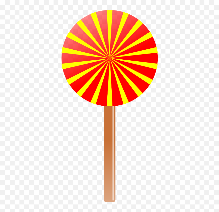 Orange Clipart Lollipop Orange - Desenho Pirulito Amarelo Png Emoji,Lollipop Lips Emoji Pop