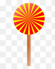 Orange Clipart Lollipop Orange - Desenho Pirulito Amarelo Png Emoji,Lollipop Lips Emoji Pop