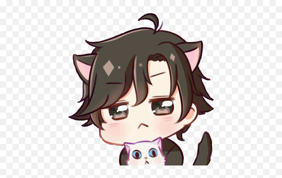 Jumin Juminhan Cute Chibi Sticker By Narwhal738 - Jumin Han Mystic Messenger Chibi Emoji,Jumin Emojis