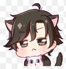 Jumin Juminhan Cute Chibi Sticker By Narwhal738 - Jumin Han Mystic Messenger Chibi Emoji,Jumin Emojis