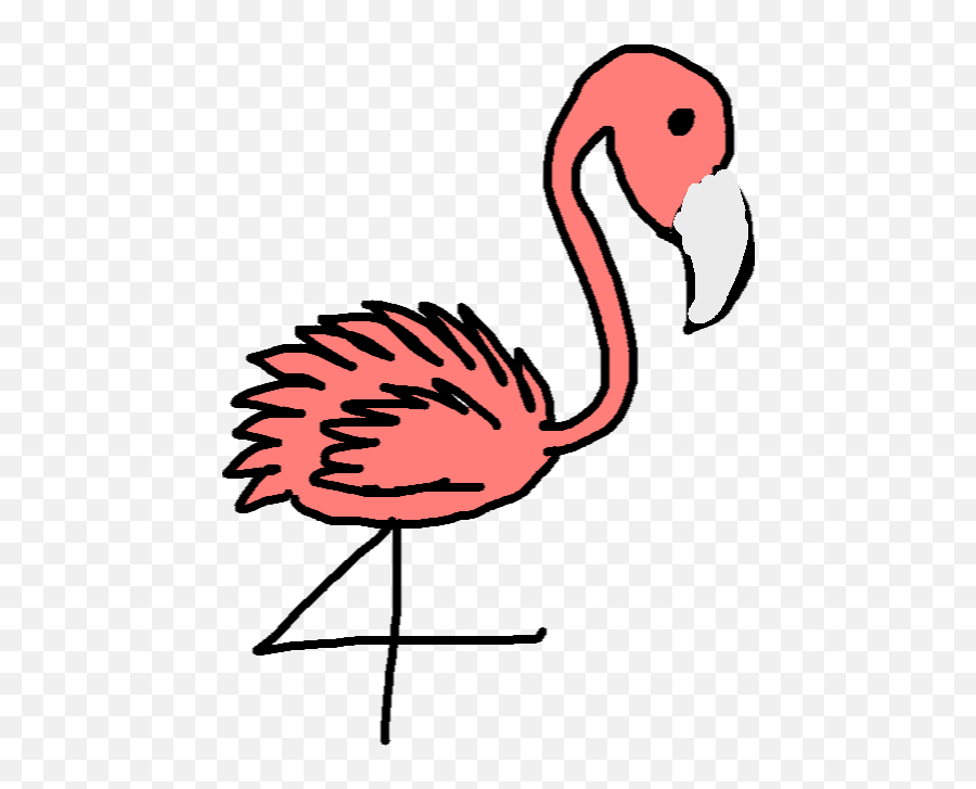 Flamingo - Girly Emoji,Flamingo Emoji Copy
