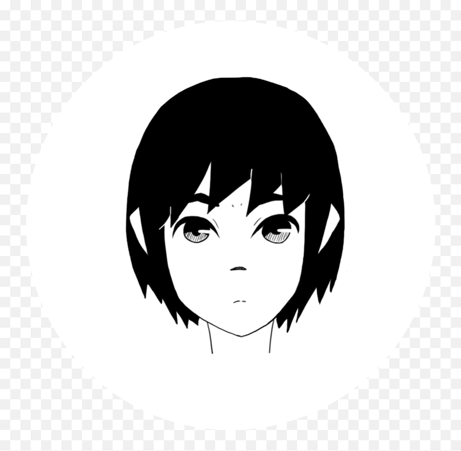 Otaku - Hair Design Emoji,Ganbatte Emoticon