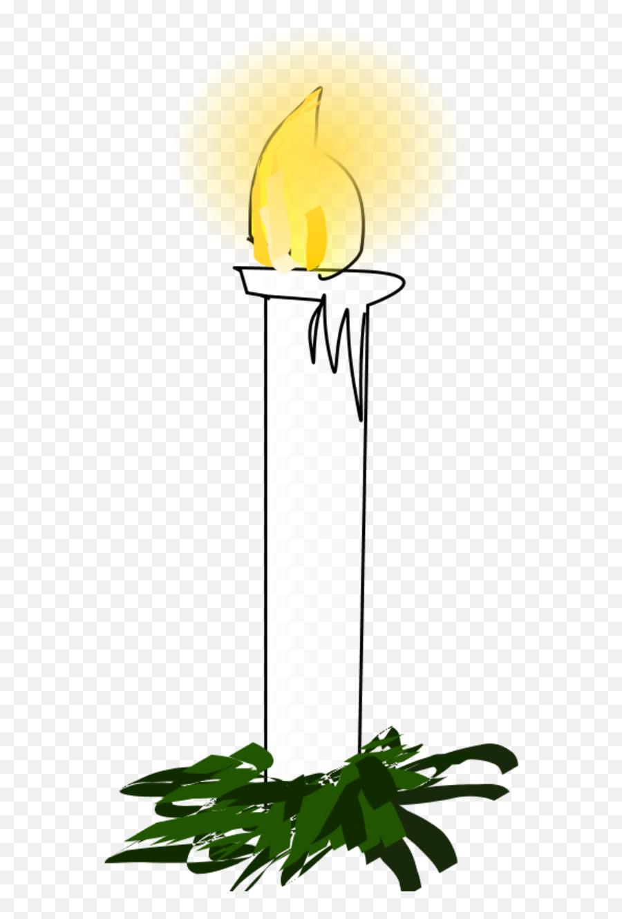 Candles Clip Art Clipart Image 2 - Clipartix Christmas Candle Clip Art Emoji,Candle Emoji