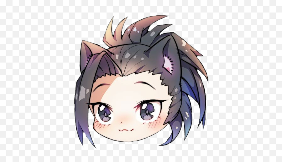 Emoji Sticker - Art Momo Yaoyorozu Cute,Momo Emoji