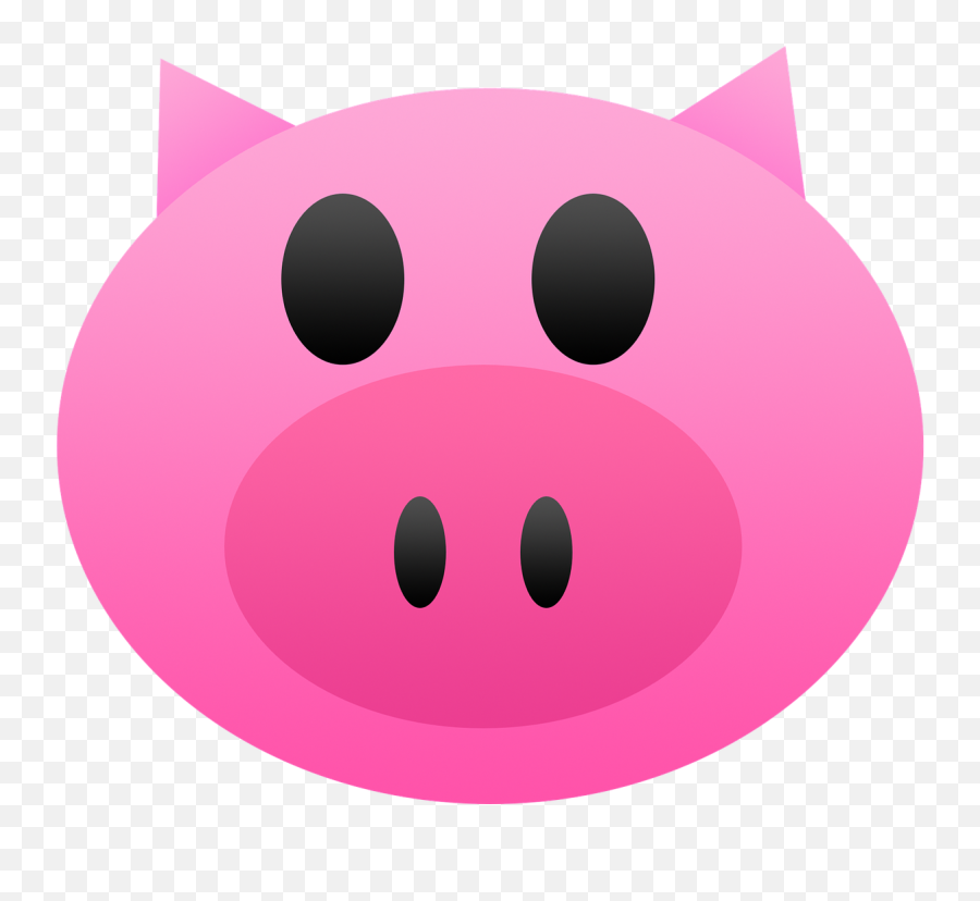 Pig Pink Happy - Civita Di Bagnoregio Emoji,Nose Emoji