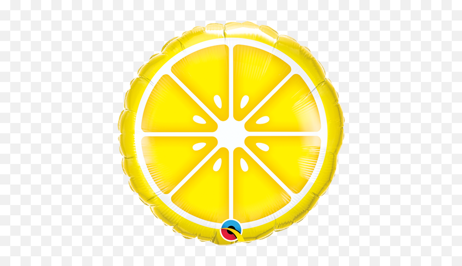 45cm Fruit Sliced Lemon Foil Balloon 10457 - Each Pkgd Stickers Mis 15 Años Emoji,Emoji Balloons For Sale