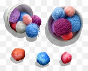 Knitting Yarn Wool Knit Handmade Craft - Knitting Emoji,Ball Of Emotions Yarn
