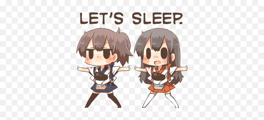Kancolle Sleep Kagaposting - Sleep Anime Emoji,Anime Aleepy Emotion