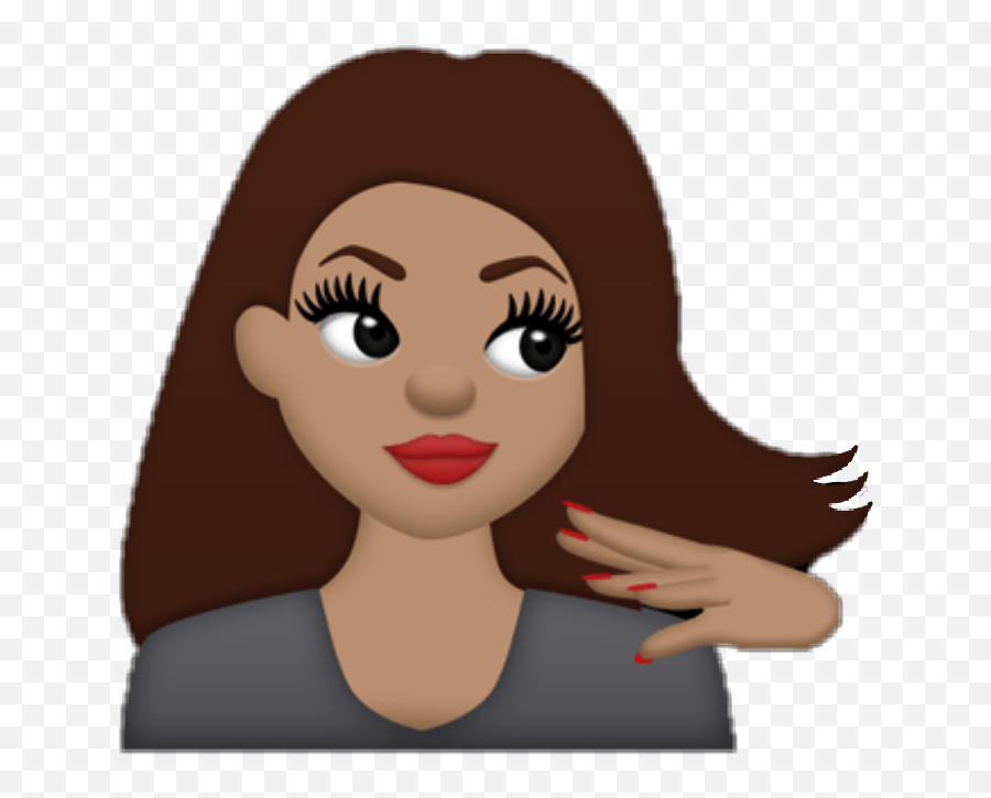 Brown Hair Girl Emoji Kumpulan Soal Pe 1891446 - Png Brown Hair Emoji,Female Emoji