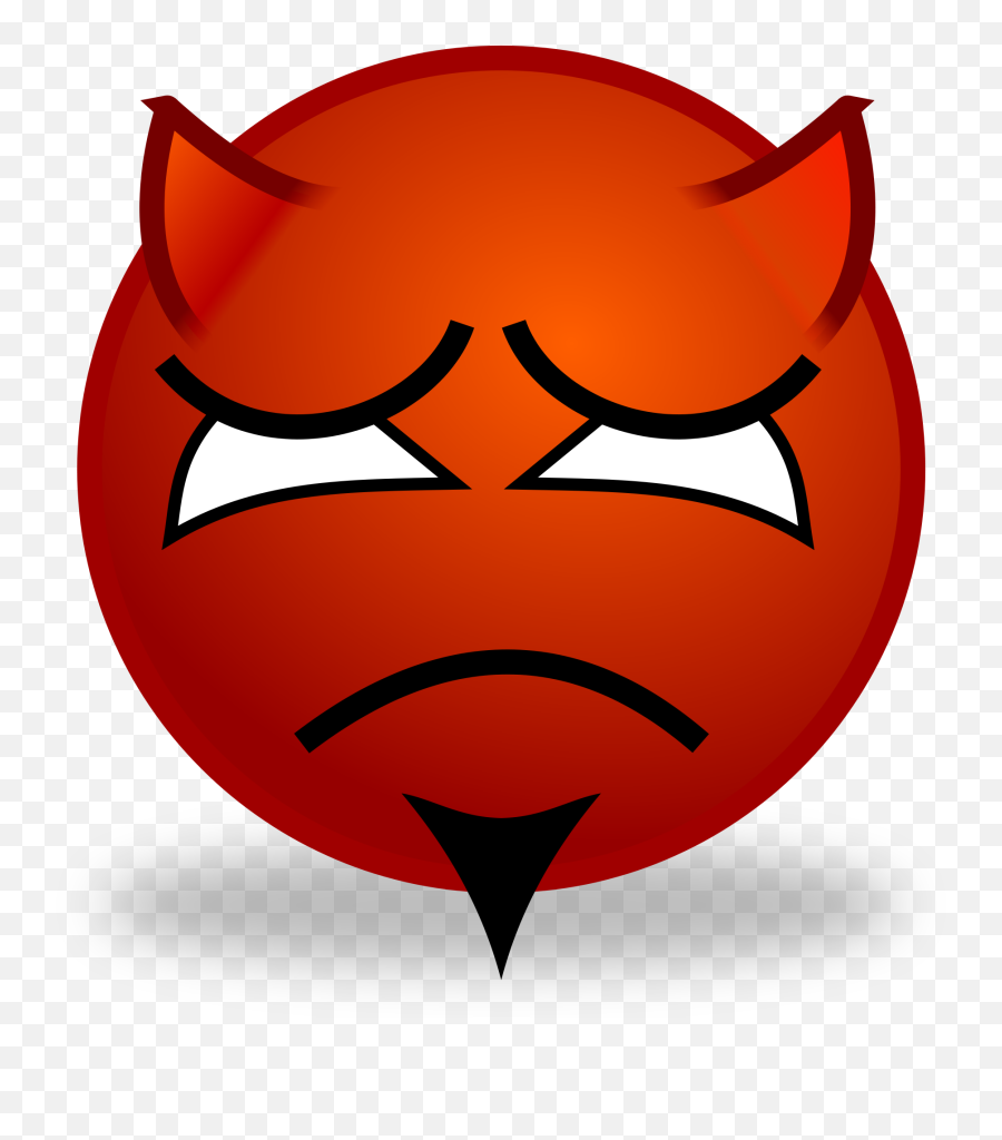 Emoticon Devil - Clipart Best Sad Devil Clipart Emoji,Demon Emoji