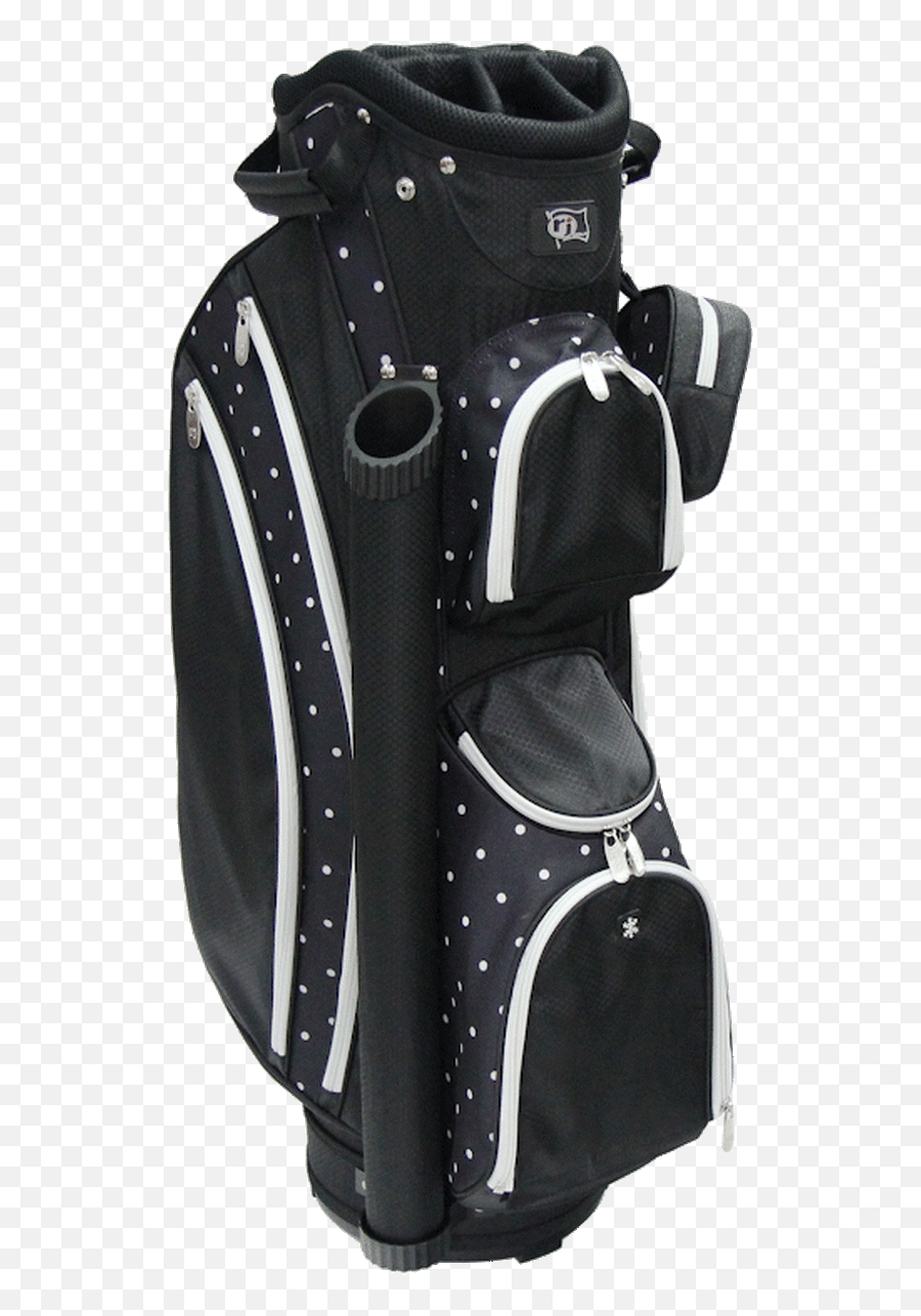 Rj Sports Polka Dot Ladies Golf Bag - Womens Rj Golf Bag Emoji,Black Emoji Backpack