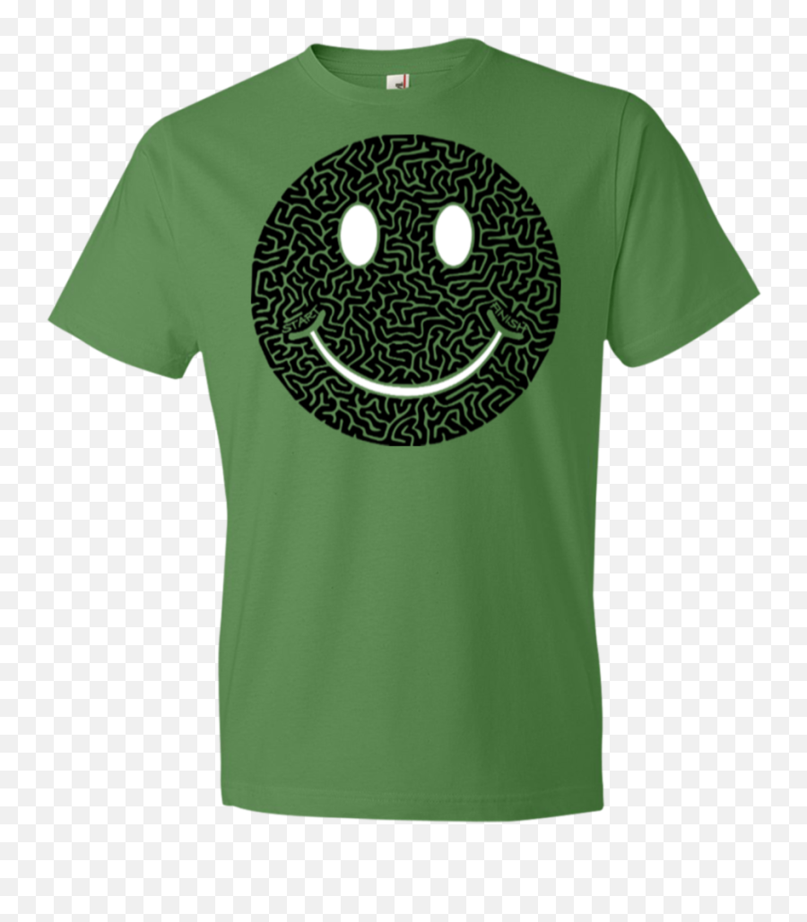 Smiley Face Maze Youth T Emoji,Emoticon Ym