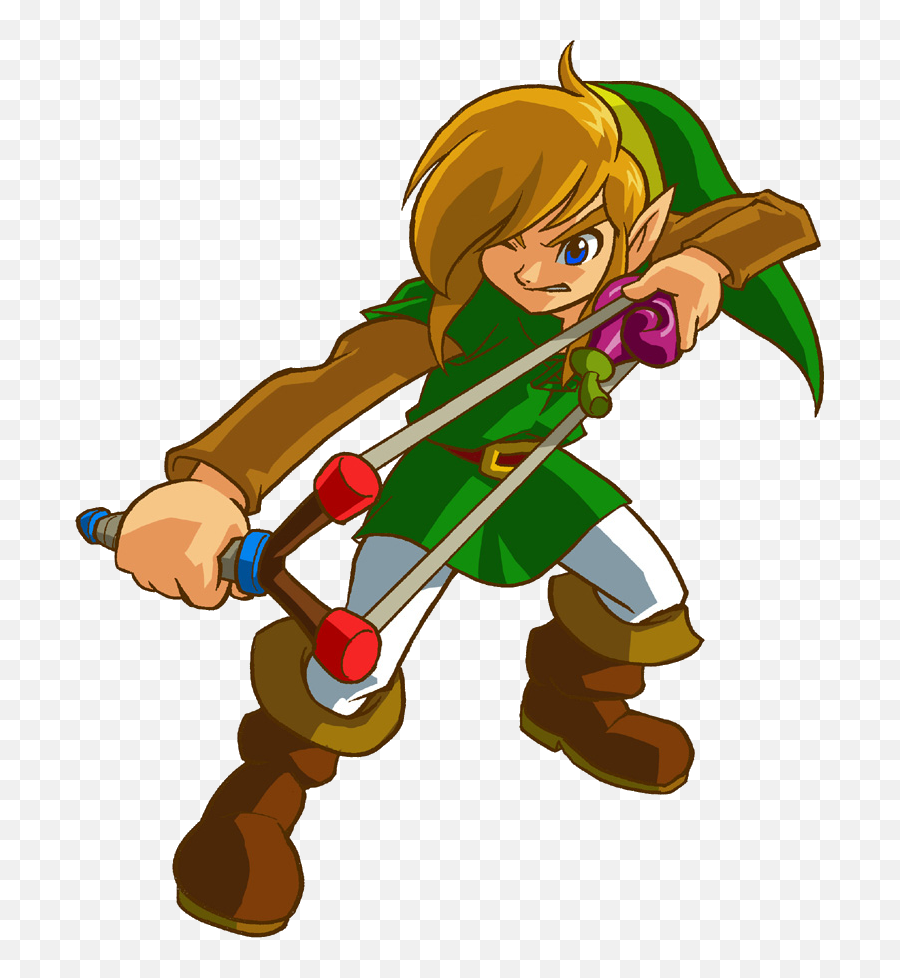 Which U0027the Legend Of Zeldau0027 Game Is Link At His Most - Link Zelda Oracle Of Ages Emoji,Triforce Heroes Throw! Emoticon