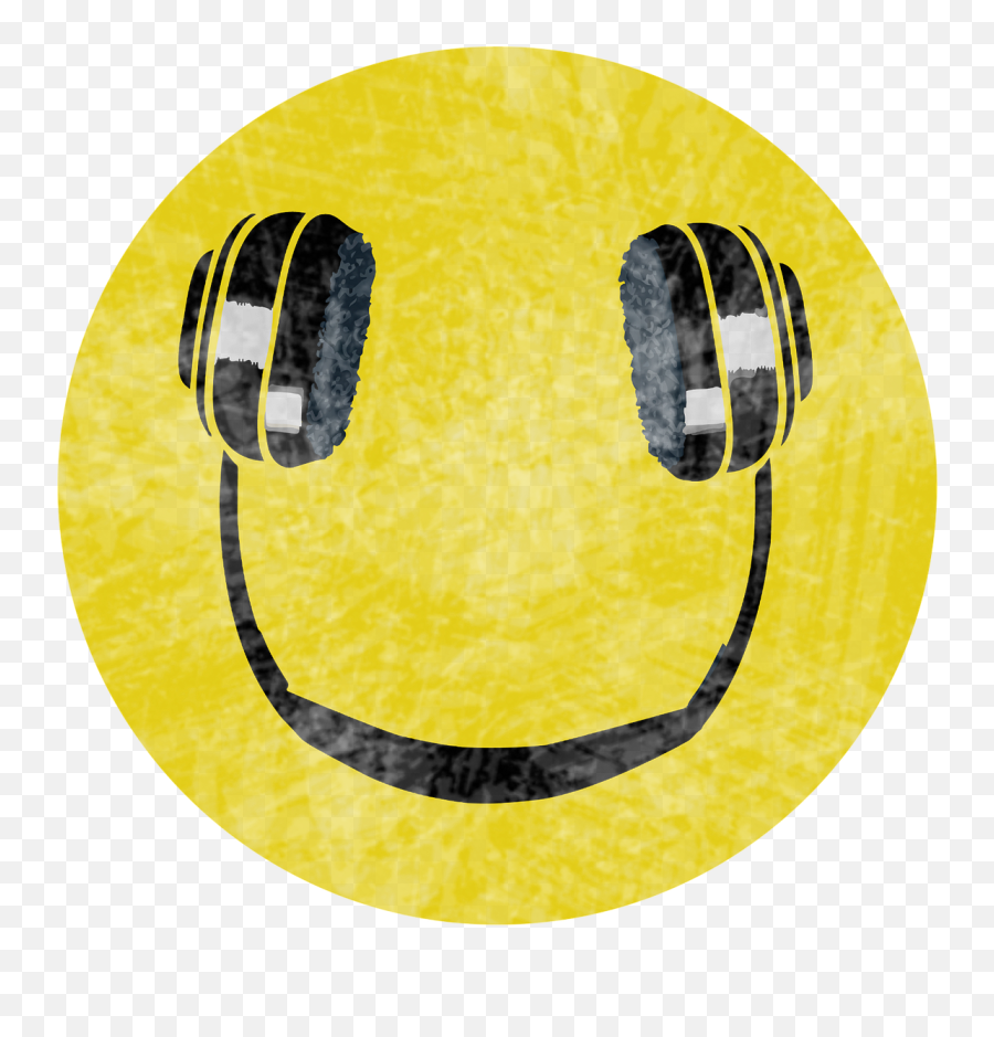 Headphones Smile Music - Smile Music Png Emoji,Headphones Music Emoticon