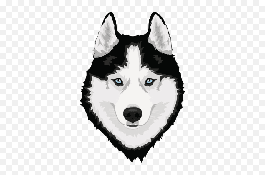 Are Huskies Easy To Train - Husky Clipart Emoji,Husky Stages Of Emotion