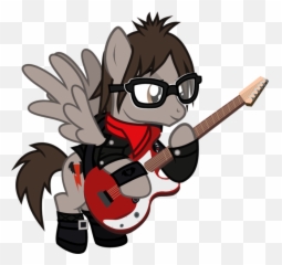 Derpibooru Exclusive - Mlp Mcr Emoji,Sweet Emotion Bass Guitar