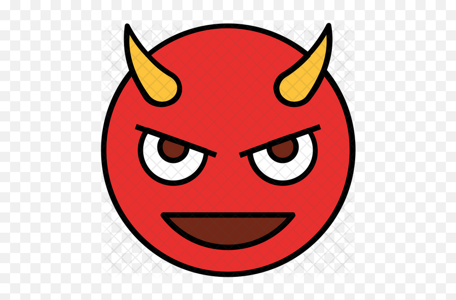 Available In Svg Png Eps Ai Icon Fonts - Devil Face Cartoon Emoji,Red Angry Horn Emoji Png