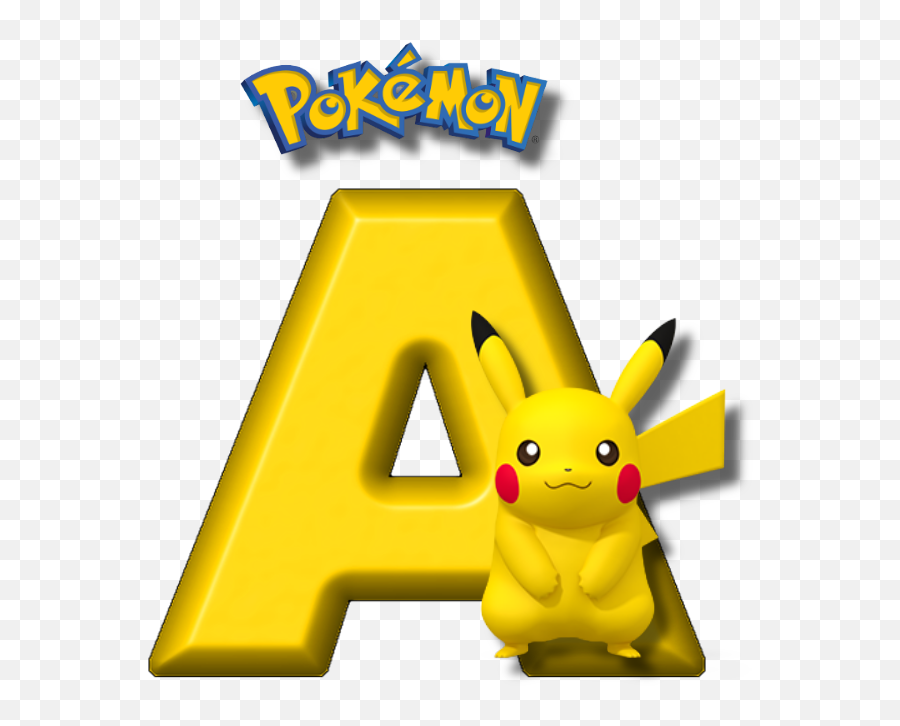 Abecedario De Pikachu De Pokémon Pikachu Alphabet - Oh My Pokemon Alphabet Letter N Emoji,Bizcochos Con Decoraciones De Emojis