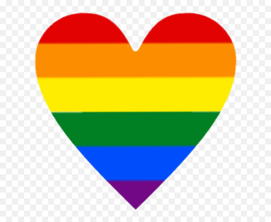 The Most Edited Lgbtqpridecolors Picsart - Transparent Pride Heart Emoji,Maudlin Emoticon