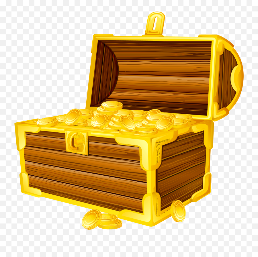 Treasure Chest Treasure Black And White - Treasure Chest Png Emoji,Treasure Emoji