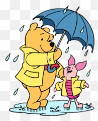Pin - Winnie The Pooh Rain Transparent Emoji,Piglet From Winnie The Poo Emojis