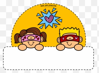 Gafetes Escolares Infantiles Preescolar - Topology Latex Emoji,Fondo De Emojis Para Hacer Gafetes