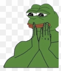 Frog Funny Meme Funnyfaces Funny Sticker By Seryna - Pepe With Hands Over Mouth Emoji,Funny Oops Emojis