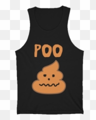 Funny Halloween Poop Emoji Design - Sleeveless,What Does The Turd Emoji Mean