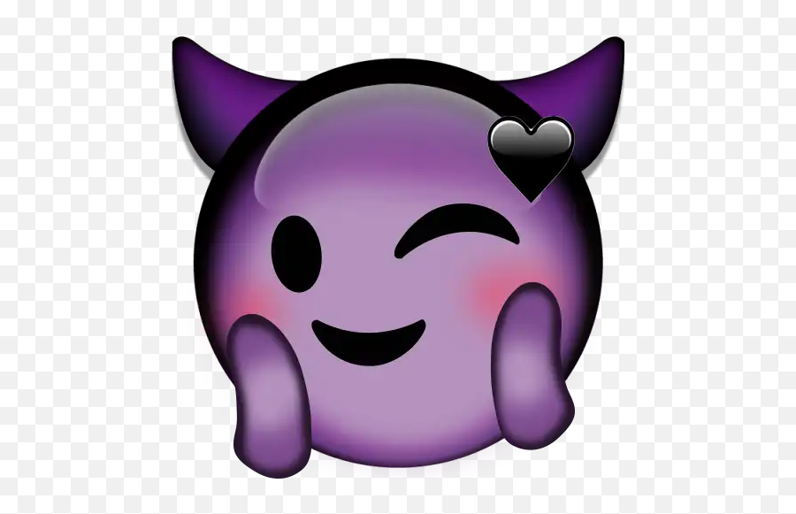 2 - Sticker De Emojis De Diablo,Emoji Diablito