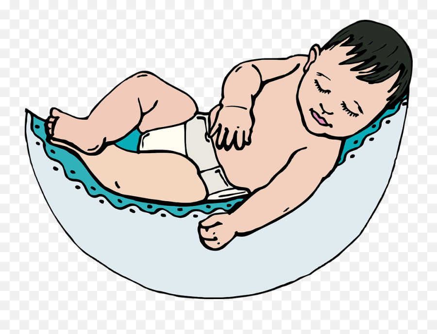 Free Photo Child Newborn Baby Diaper - Free Transparent Baby Sleeping On Moon Emoji,Alien Newborn Emotions