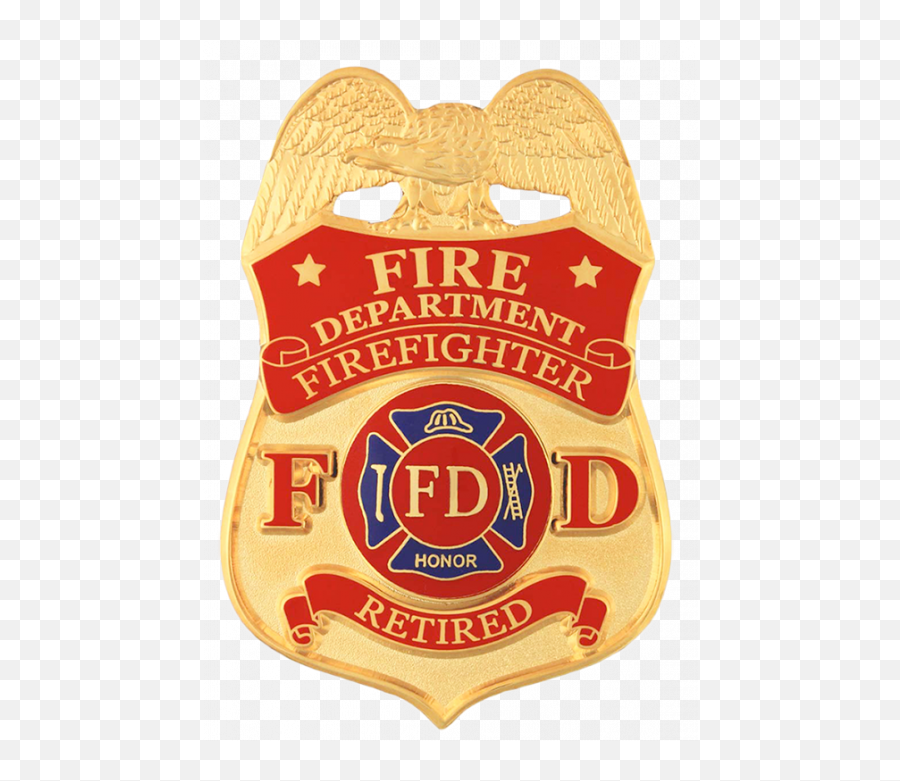 Efiresupply Retired Firefighter Badge - Department Of Defense Emoji,Thin Line Emoticon